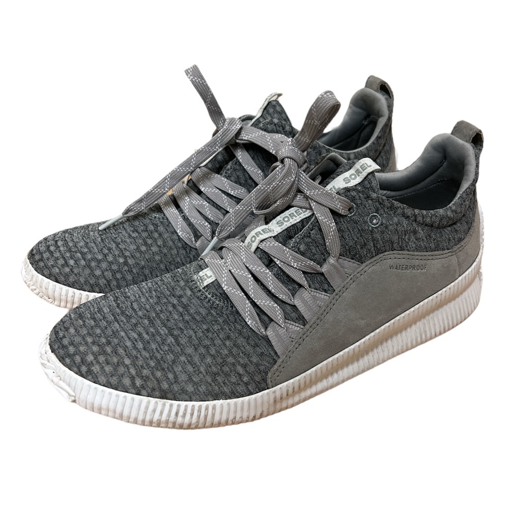 Sorel Out N About Waterproof Sneakers Grey Size 9.5 Womens